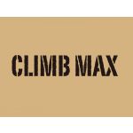 【クライムマックス】 「CLIMB MAX」ステンシルタイプステッカー（ブラック） for ジムニーJB23