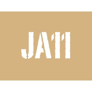 【クライムマックス】 「JA11」ステンシルタイプステッカー（ホワイト） for ジムニーJA11