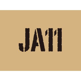 【クライムマックス】 「JA11」ステンシルタイプステッカー（ブラック） for ジムニーJA11