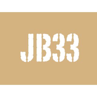 【クライムマックス】 「JB33」ステンシルタイプステッカー（ホワイト） for ジムニーJB33