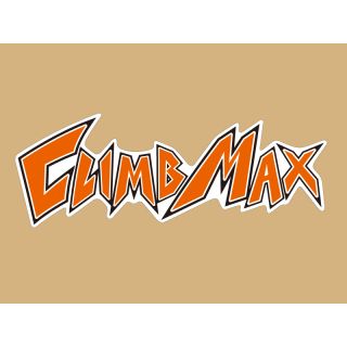 【クライムマックス】 「CLIMB MAX」ロゴステッカー（オレンジ） for ジムニーJB43