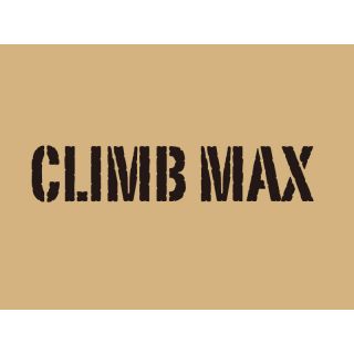 【クライムマックス】 「CLIMB MAX」ステンシルタイプステッカー（ブラック） for ジムニーJB23